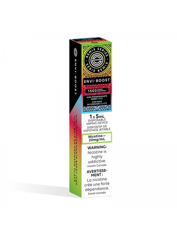 Kiwi Pomegranate Berry Iced ENVI Boost – Disposable Vape