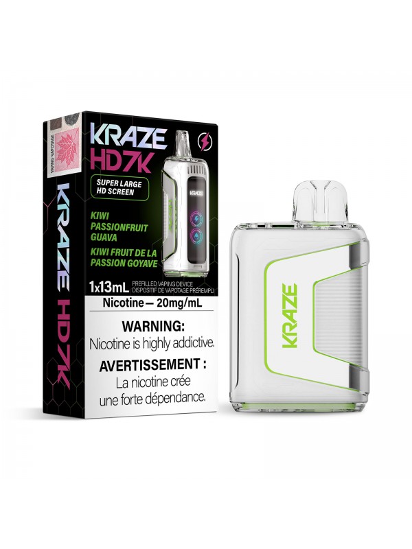 Kiwi Passionfruit Guava Kraze HD 7K – Disposable Vape