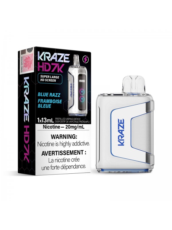 Blue Razz Kraze HD 7K – Disposable Vape