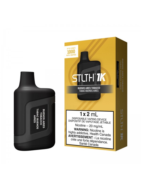 Buenos Aires Tobacco STLTH 1K – Disposable Vape