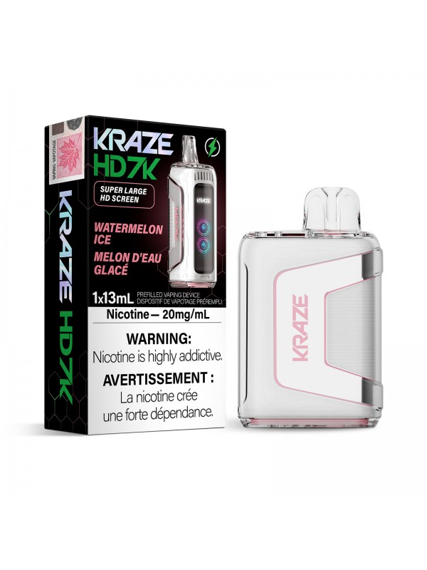 Watermelon Ice Kraze HD 7K – Disposable Vape