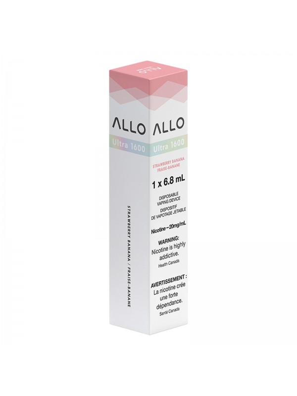 Strawberry Banana ALLO Ultra 1600 – Disposable Vape