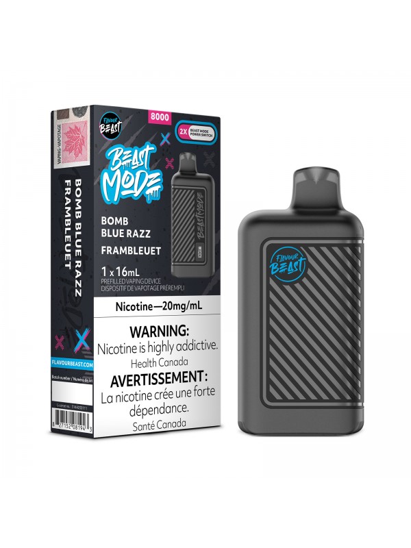 Bomb Blue Razz Flavour Beast Beast Mode – Di...