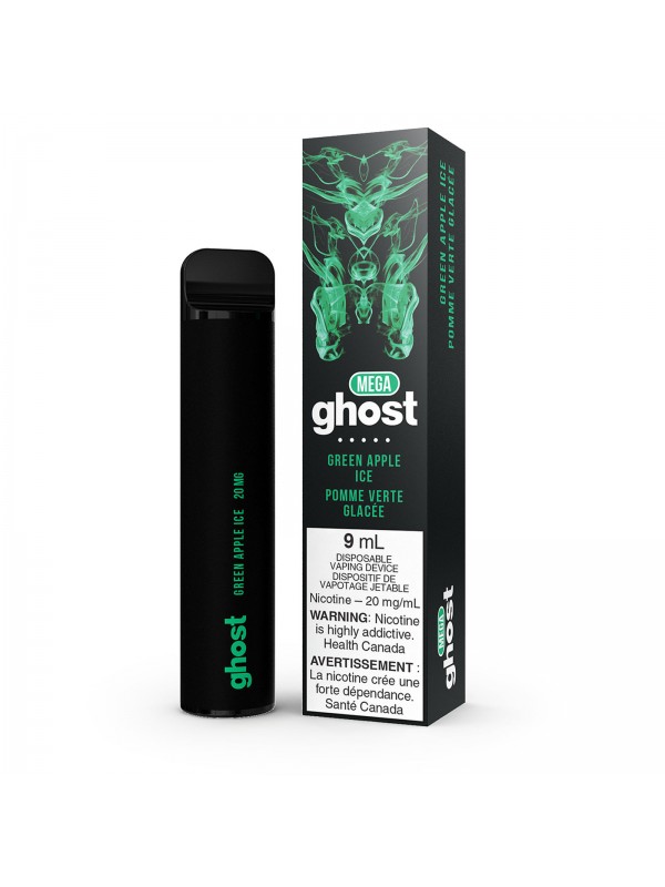 Green Apple Ice Ghost Mega – Disposable Vape