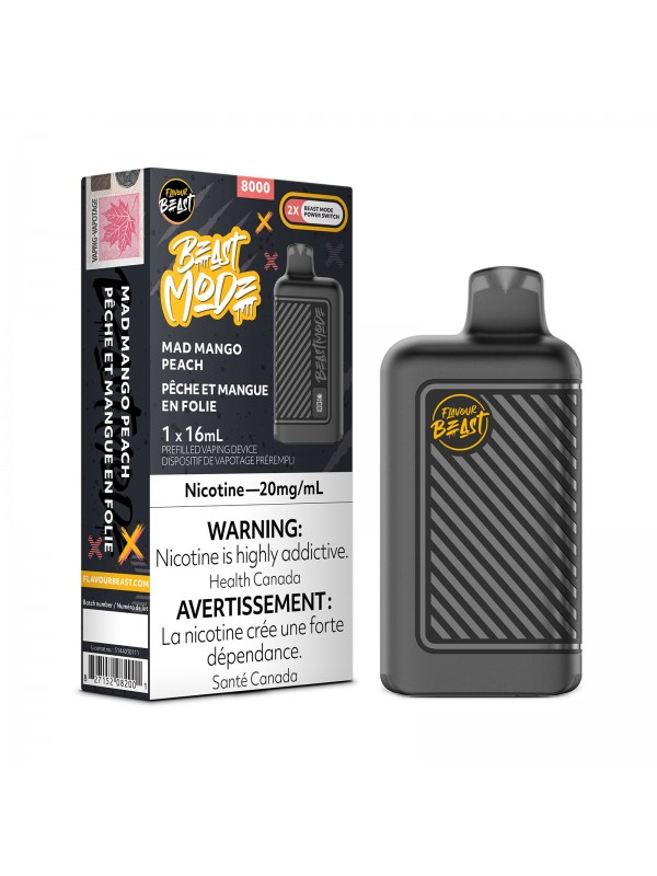 Mad Mango Peach Flavour Beast Beast Mode – D...