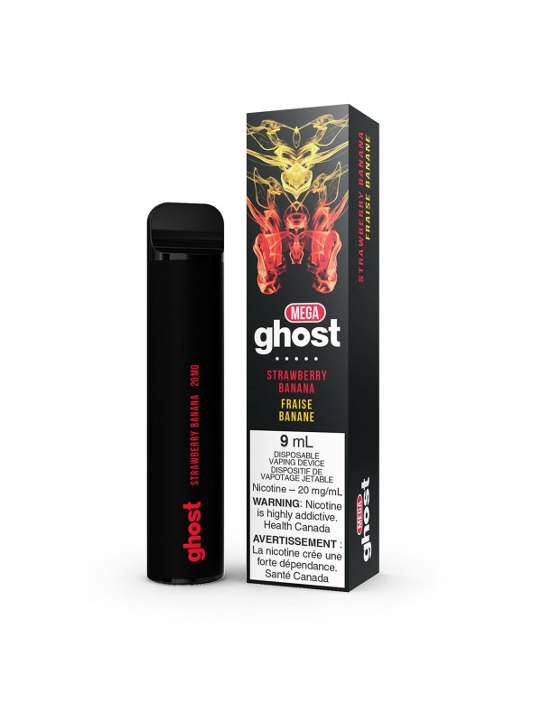 Strawberry Banana Ghost MEGA – Disposable Vape