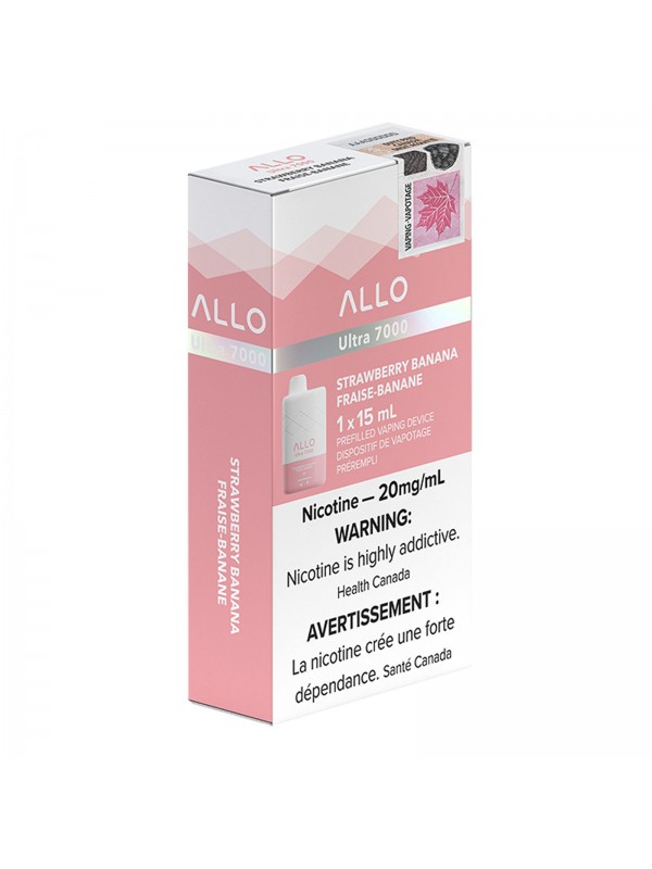 Strawberry Banana ALLO Ultra 7000 – Disposable Vape