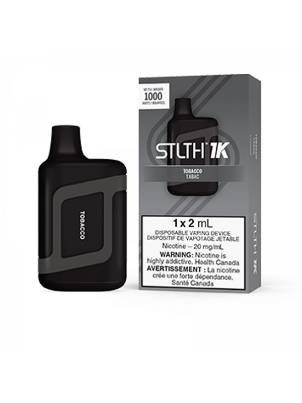 Tobacco STLTH 1K – Disposable Vape