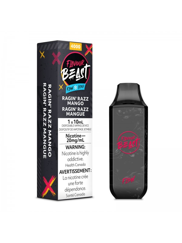 Ragin Razz Mango Flavour Beast Flow – Disposable Vape