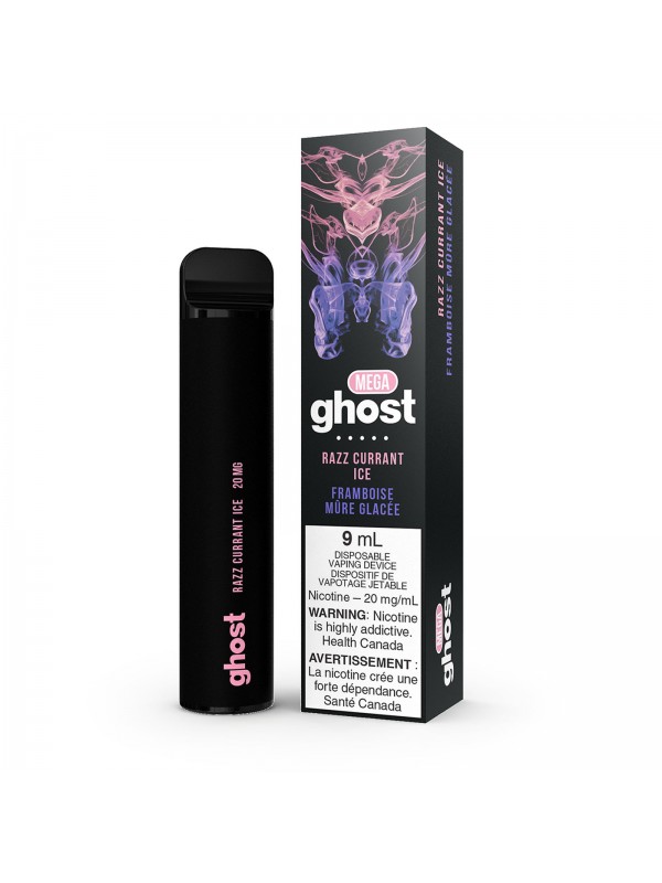 Razz Currant Ice Ghost Mega – Disposable Vape