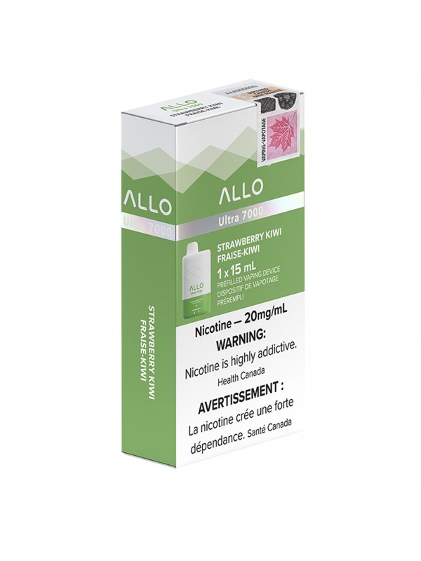 Strawberry Kiwi ALLO Ultra 7000 – Disposable Vape