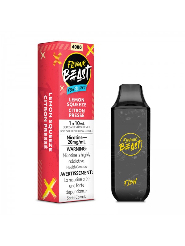 Lemon Squeeze Flavour Beast Flow – Disposable Vape