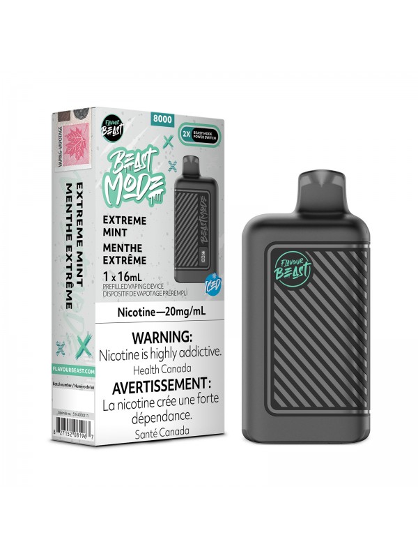 Extreme Mint Iced Flavour Beast Beast Mode –...