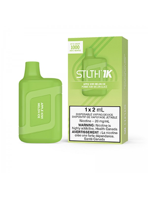 Apple Kiwi Melon Ice STLTH 1K – Disposable Vape