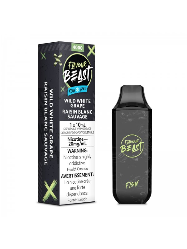 Wild White Grape Flavour Beast Flow – Dispos...