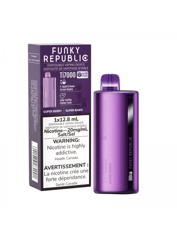 Super Berry Funky Republic Ti7000 – Disposable Vape