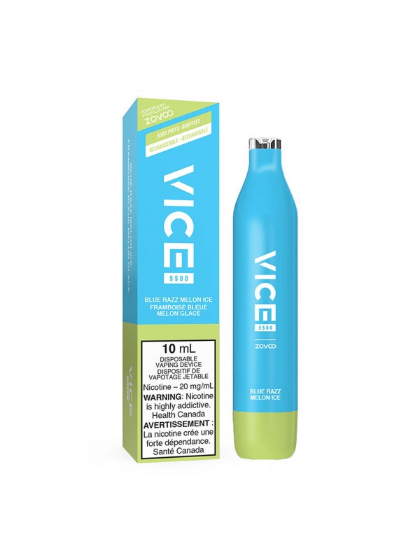 Blue Razz Melon Ice Vice 5500 – Disposable V...