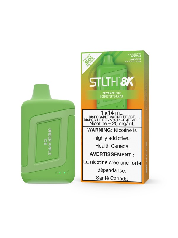 Green Apple Ice STLTH 8K – Disposable Vape