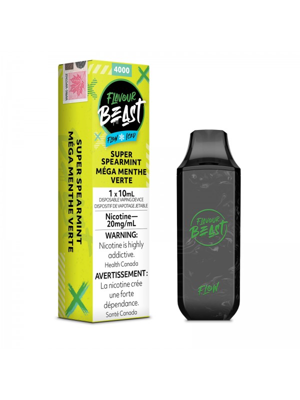 Super Spearmint Flavour Beast Flow – Disposable Vape