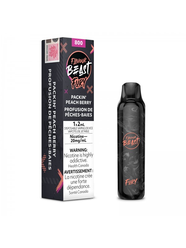 Packin Peach Berry Flavour Beast Fury – Disp...