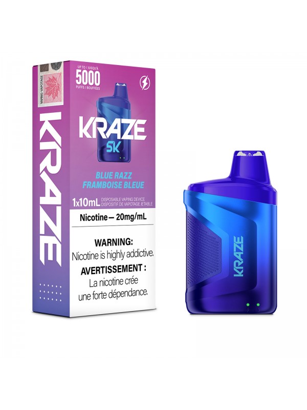 Blue Razz Kraze 5K – Disposable Vape