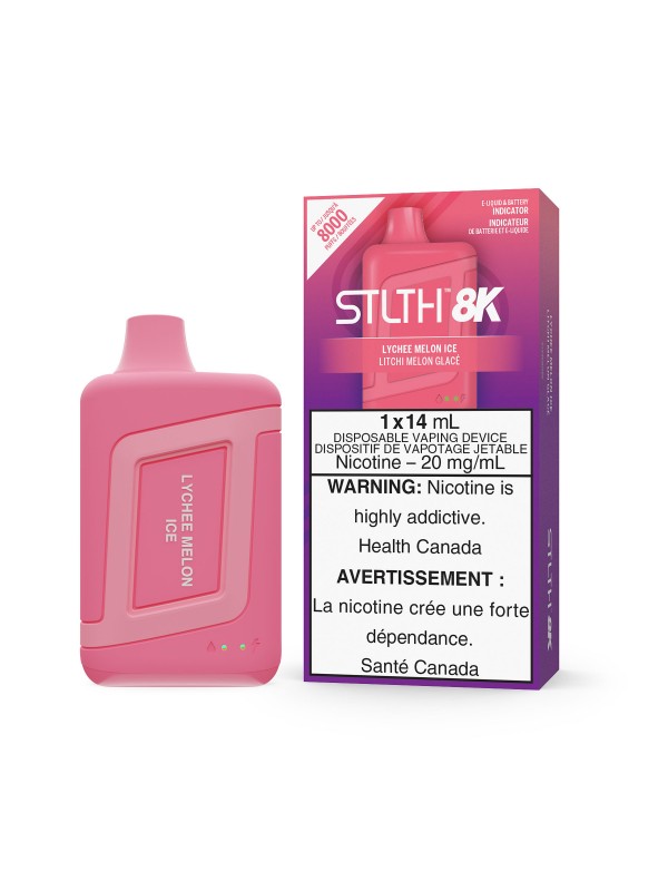 Lychee Melon Ice STLTH 8K – Disposable Vape