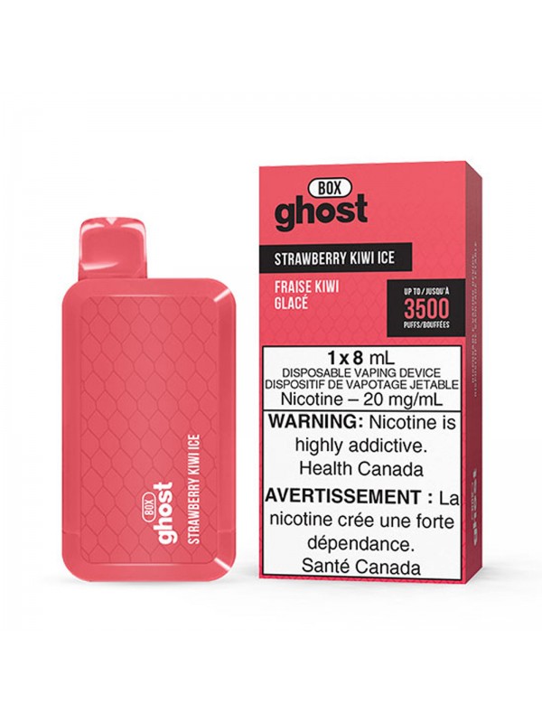 Strawberry Kiwi Ice Ghost Box – Disposable Vape