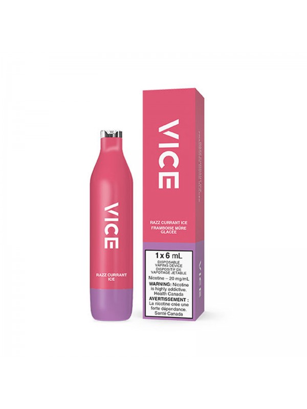 Razz Currant Ice Vice 2500 – Disposable Vape