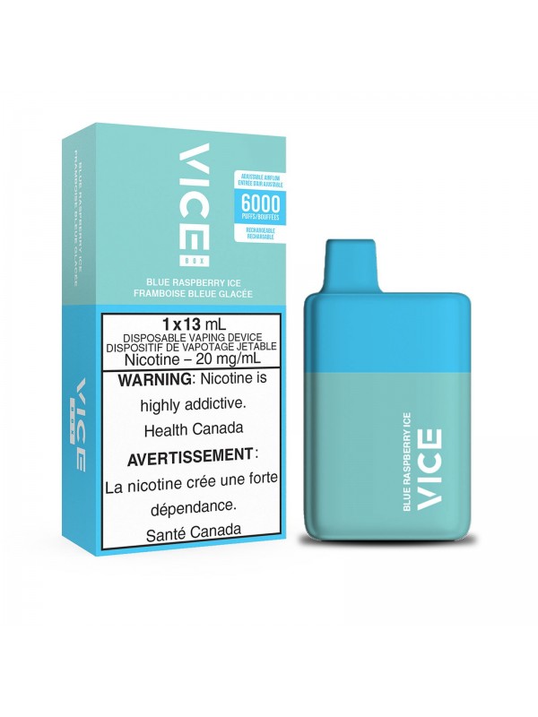 Blue Raspberry Ice Vice Box – Disposable Vape