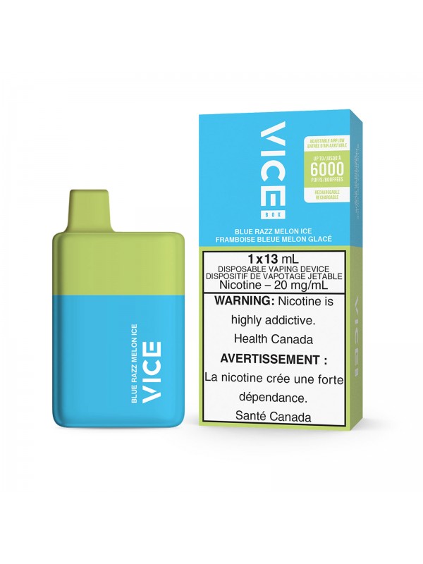 Blue Razz Melon Ice Vice Box – Disposable Va...